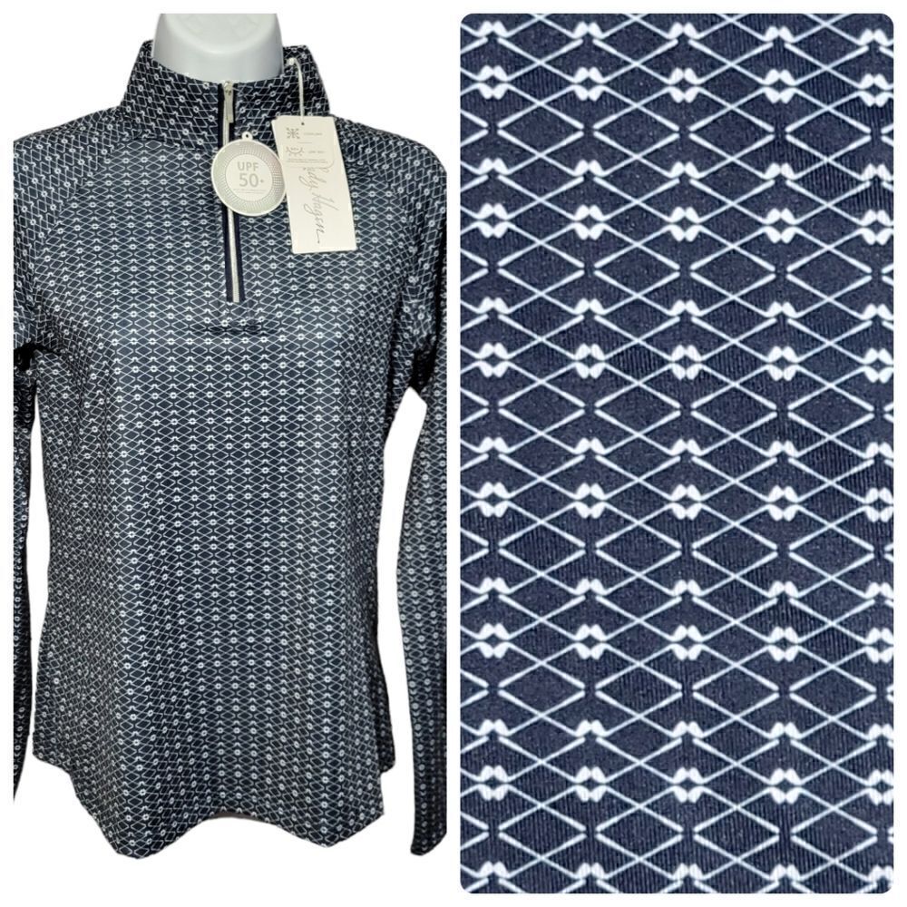 Lady Hagen Golf Pullover 1/4 Zip Long Sleeve Shirt Women Size XS UPF 50 Blue NEW